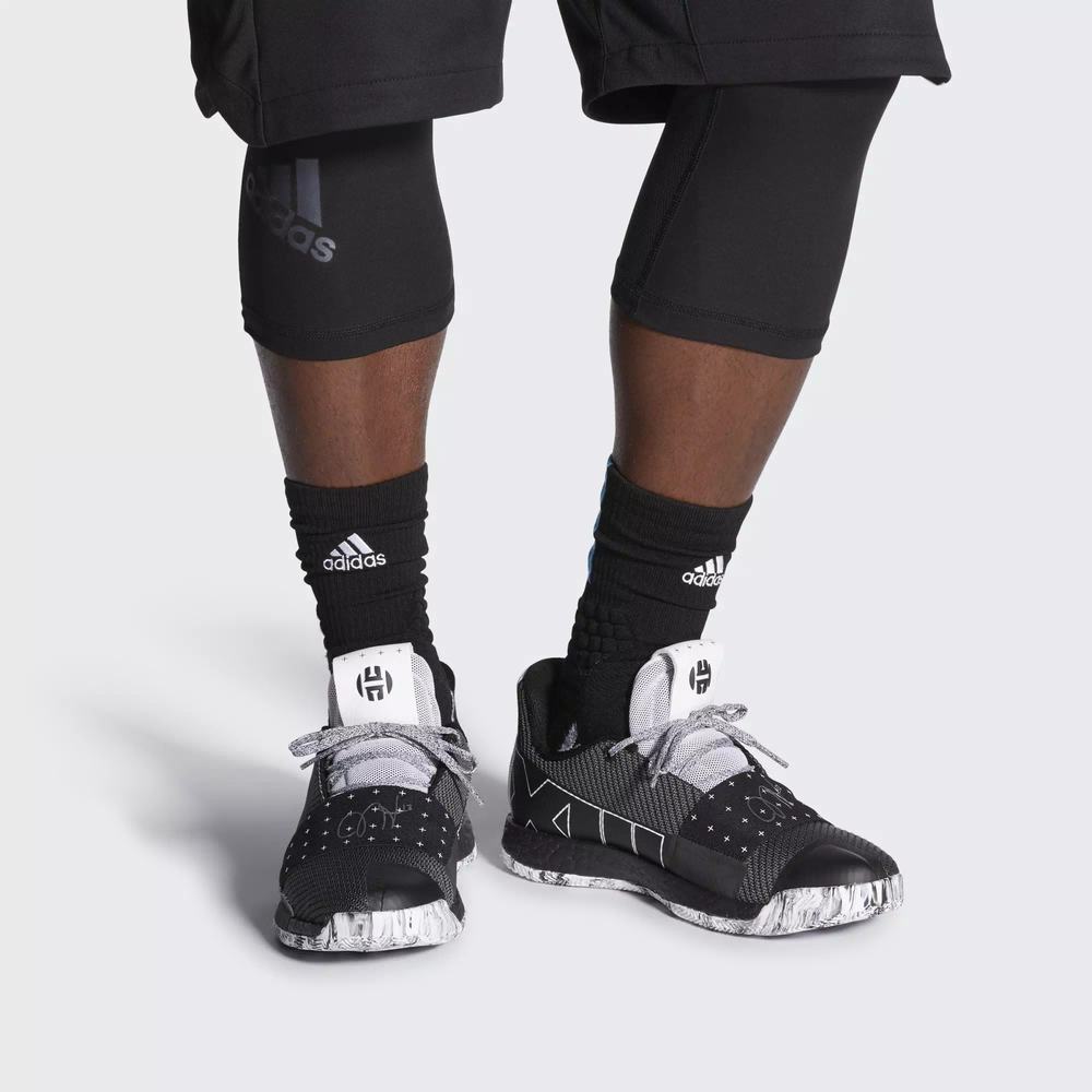 Adidas Harden Vol. 3 Tenis De Basketball Negros Para Mujer (MX-56273)